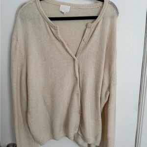 H&M Cream Cardigan Sweater